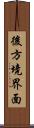 後方境界面 Scroll