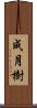 成月樹 Scroll