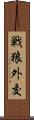 戦狼外交 Scroll