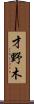 才野木 Scroll