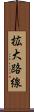 拡大路線 Scroll