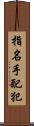 指名手配犯 Scroll