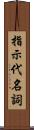 指示代名詞 Scroll