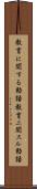 教育に関する勅語 Scroll