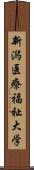 新潟医療福祉大学 Scroll