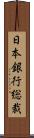 日本銀行総裁 Scroll