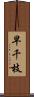 早千枝 Scroll