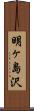 明ヶ島沢 Scroll