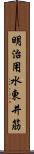 明治用水東井筋 Scroll