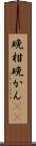 晩柑 Scroll