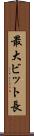 最大ビット長 Scroll
