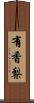 有香梨 Scroll