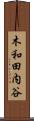 木和田内谷 Scroll