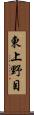 東上野目 Scroll