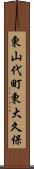 東山代町東大久保 Scroll