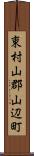 東村山郡山辺町 Scroll