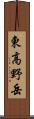 東高野岳 Scroll