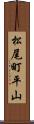 松尾町平山 Scroll