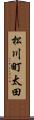 松川町太田 Scroll