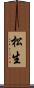 松生 Scroll