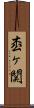 枩ヶ関 Scroll