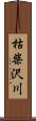 枯柴沢川 Scroll