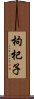 枸杞子 Scroll