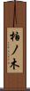 柏ノ木 Scroll