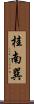 桂南巽 Scroll