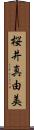 桜井真由美 Scroll