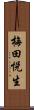 梅田悦生 Scroll