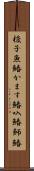 梭子魚鰆 Scroll