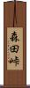 森田峠 Scroll