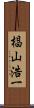 椙山浩一 Scroll