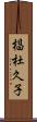 椙杜久子 Scroll
