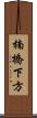 楠橋下方 Scroll