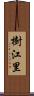 樹江里 Scroll