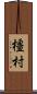 橿村 Scroll