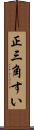 正三角すい Scroll