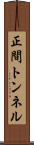正間トンネル Scroll