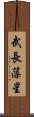 武長藻星 Scroll