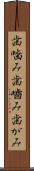 歯噛み Scroll