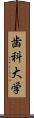 歯科大学 Scroll