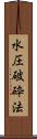 水圧破砕法 Scroll