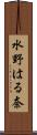 水野はる奈 Scroll