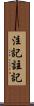 注記 Scroll