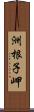 洲根子岬 Scroll