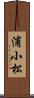 浦小松 Scroll