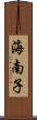 海南子 Scroll