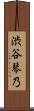 渋谷琴乃 Scroll